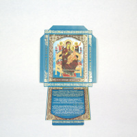 коробочки под свечи №50 сорокоустные, всецарица, икона божией матери