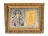 Благословение дома 13x18 (VAN) БРОНЗА 30мм, Николай Чудотворец