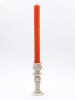 Свеча формовая столбик (35см, D35, 15ч), ОРАНЖЕВАЯ