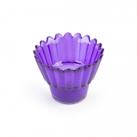 лампада "рифлёный стаканчик" фиолетовый