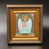 КИОТ 15x18 (VAN) ПЛАСТИК БРОНЗА, ЗОЛОТОЙ Широкий багет, Ангел Хранитель