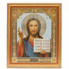 Икона 18x22 (BOG) багет ЗОЛОТО, Колечки, Спаситель №1