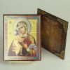 Икона на оргалите 11x13 (тисн), Феодоровская Божия Матерь