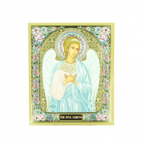икона лик полигр. 15х18, 001 ангел хранитель (золото, конгрев, уф-лак)