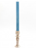 Свеча формовая столбик (35см, D35, 15ч), ГОЛУБАЯ