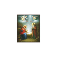 икона на оргалите 11x13, рождество христово 3