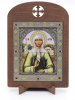 Икона 11x13 (ERM) деревянная, вставка металл, Матрона Московская 2