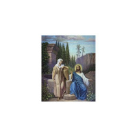 христос и самарянка, лик 15x18