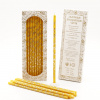 Свечи праздничные №2040 (уп 10шт), ЖЕЛТЫЕ (Золотая лоза)