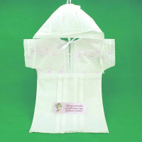 крестильная рубашка и чепчик для младенца до 1 года, розовое шитье
