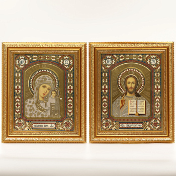 Икона 20x24 (BOG) багет ЗОЛОТО, ПАРА №2