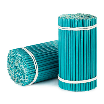 Свечи станочные БИРЮЗОВЫЕ № 80 (пачка 1кг)