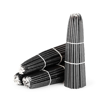 Свечи Конусные №30 (19см, 1,5ч, 50шт), ЧЕРНЫЕ