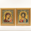 Икона 20x24 (BOG) багет ЗОЛОТО, ПАРА №3