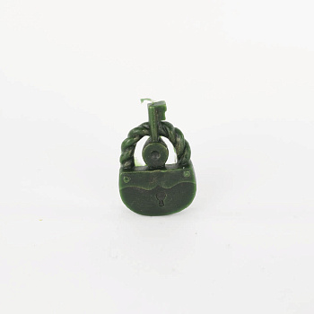 Свеча формовая Замок с ключем, ЗЕЛЕНЫЙ