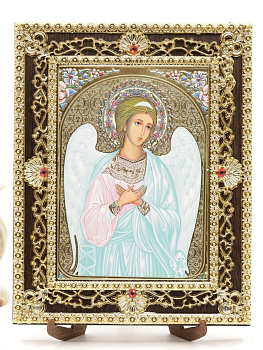 Икона 17x22 (ERM) на планшете, ЗОЛОТОЙ АЖУР, Ангел Хранитель №1