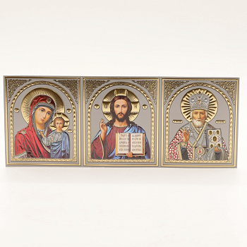 Лик полигр. 30х12, Серебро, оверпринт, АРКА, ТРИПТИХ (академ)