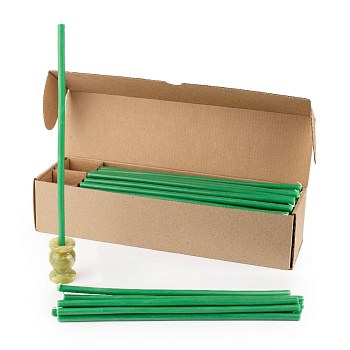 Свечи станочные ЗЕЛЕНЫЕ № 40 (пачка 1кг)