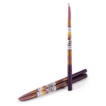 Свеча Иерусалимская  Большая (26см, 4ч, 1шт), ФИОЛЕТОВАЯ