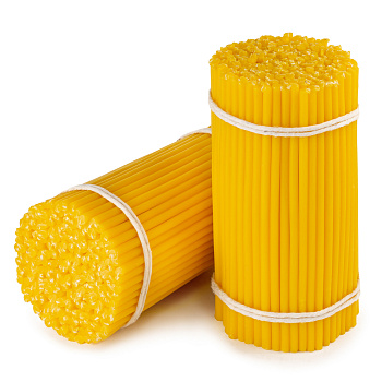 Свечи станочные ЖЕЛТЫЕ № 80 (пачка 1кг)