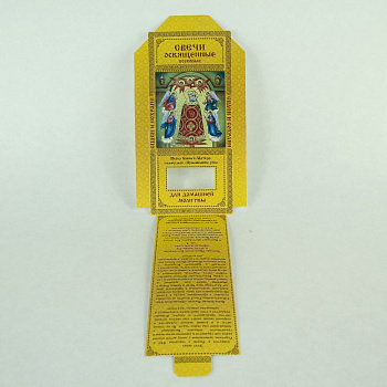 Коробочки под свечи №80 12шт, Прибавление ума, икона Божией матери