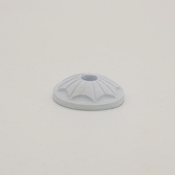 Подсвечник гипсовый, восьмиконечник, ГОЛУБОЙ