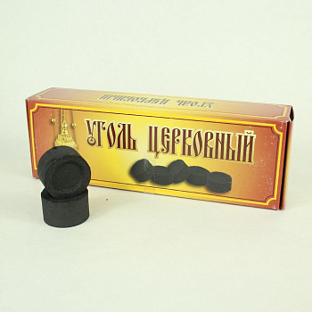 Уголь кадильный Церковный, D45мм (24 табл)