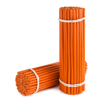 Свечи станочные ОРАНЖЕВЫЕ № 30 (пачка 1кг)