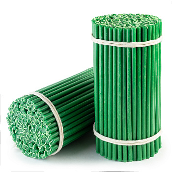 Свечи станочные ЗЕЛЕНЫЕ № 80 (пачка 1кг)