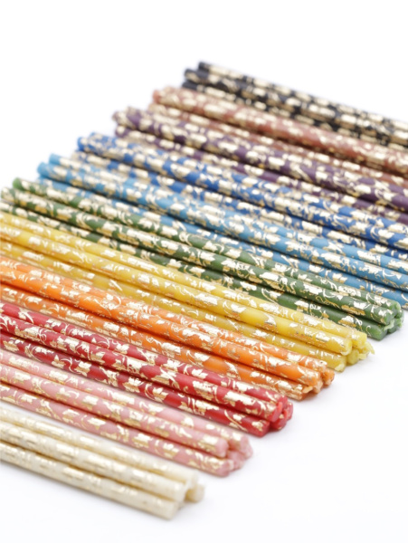 Свечи праздничные №80 (уп 50шт), (Золотая лоза)