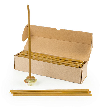 Свечи церковные восковые (50%) № 30 (пачка 1кг)