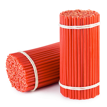 Свечи станочные КРАСНЫЕ № 60 (пачка 1кг)