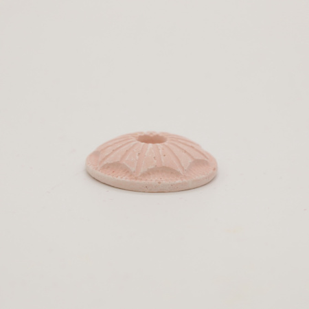 Подсвечник гипсовый, под кадильные свечи, РОЗОВЫЙ