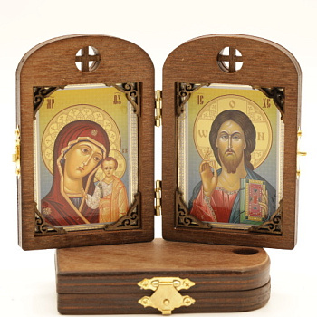 Складень (ERM) 7x10 деревянный АРКА с резными углами №1