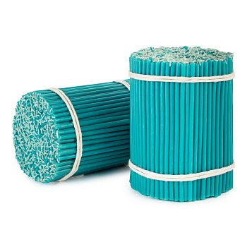 Свечи станочные БИРЮЗОВЫЕ №140 (пачка 1кг)