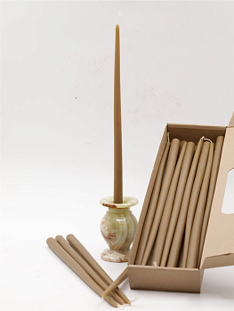 Свеча формовая интерьерная D15 (35см, 8ч), ВОСК 100%