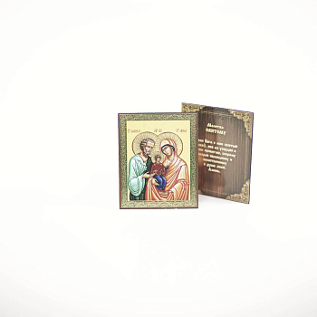 Икона на оргалите 11x13 (тисн), Иоаким и Анна