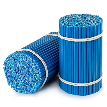 Свечи станочные СИНИЕ №100 (пачка 1кг)