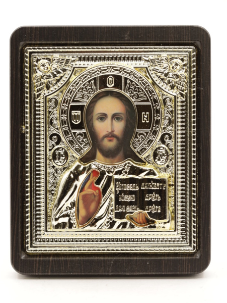 Икона 11x13 (ERM) ВЕНГЕ, РИЗА золотая, Спаситель