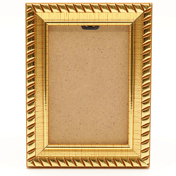 Рамка  6x9 (BOG) багет ЗОЛОТО, Косичка