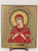 Икона на оргалите 15x18 (тисн), 014 КраснСиний тон, Семистрельная (2)
