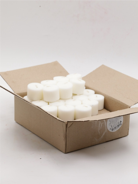 Свечи вставки парафиновые d4см, h3см, коробка 50шт