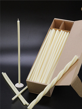 Свечи станочные БЕЛЫЕ № 40 (пачка 1кг)