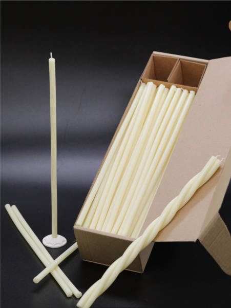 Свечи станочные БЕЛЫЕ № 40 (пачка 1кг)