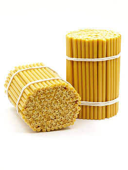 Свечи церковные восковые № 25 (пачка 1кг)