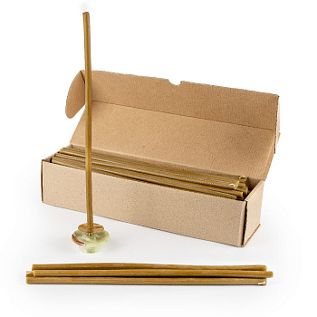 Свечи церковные восковые (100%) № 30 (коробка 1кг)