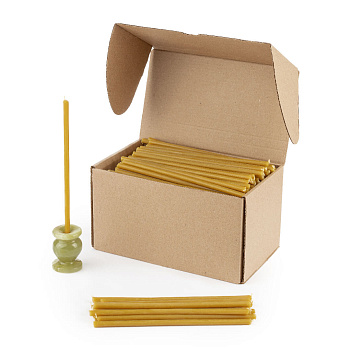 Свечи церковные восковые (50%) №140 (пачка 1кг)