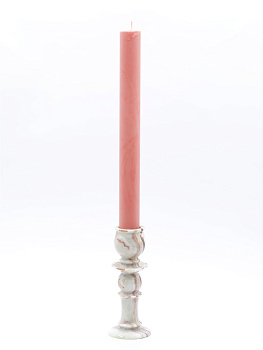 Свеча формовая столбик (35см, D35, 15ч), РОЗОВАЯ