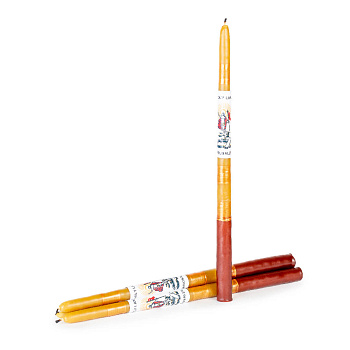 Свеча Иерусалимская  Большая (26см, 4ч, 1шт), ЖЁЛТАЯ