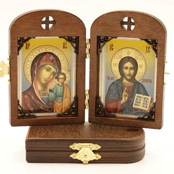 Складень (ERM) 7x10 деревянный АРКА с резными углами №3